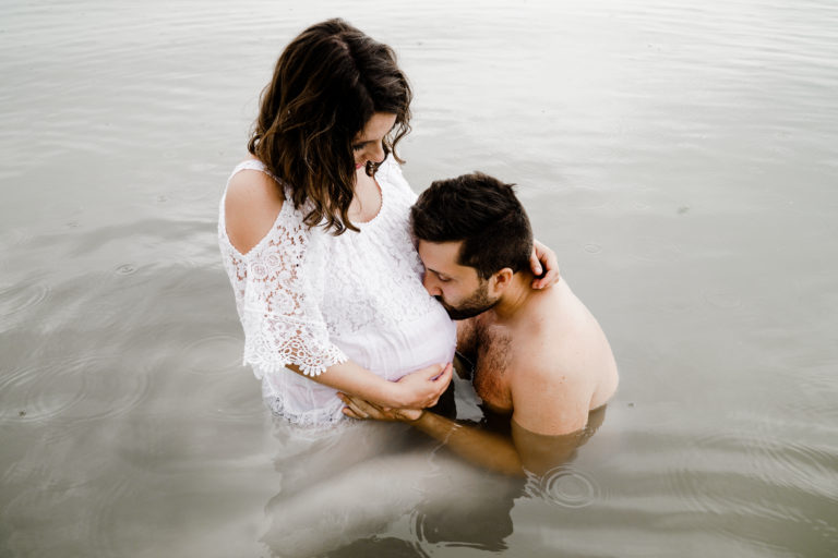 séance photo de couple grossesse